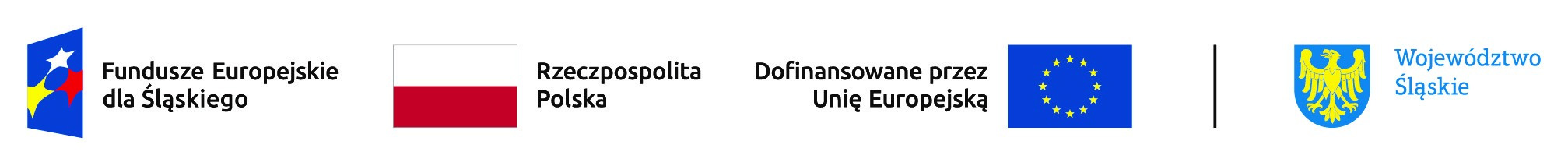Fundusze Europejskie dla Śląskiego / Rzeczpospolita Polska / Dofinansowane przez Unię Europejską / Województwo Śląskie